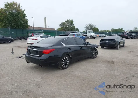 2015 Infiniti Q50 z USA, uszkodzony, nr VIN JN1BV7ARXFM395146